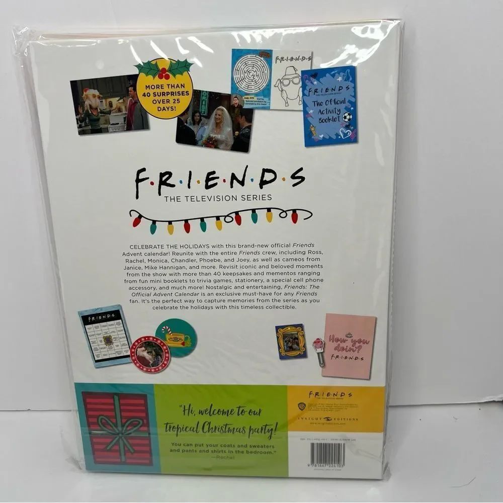 New FRIENDS Advent Holiday Calendar by Insight Editions 12.8